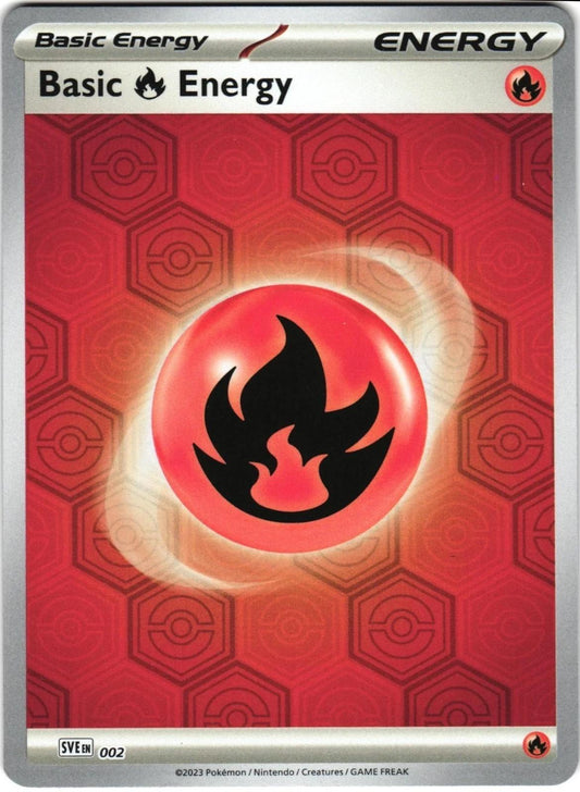 Basic Fire Energy - SVE002 - Reverse Holo