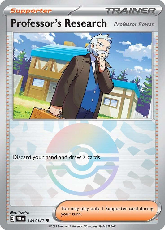 Professor´s Research - Professor Rowan - 124/131 - Common Pokéball reverse