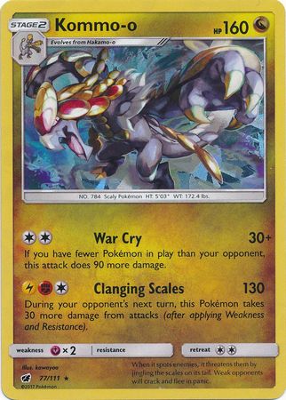Kommo-o - 77/111 - Shattered Holo Rare