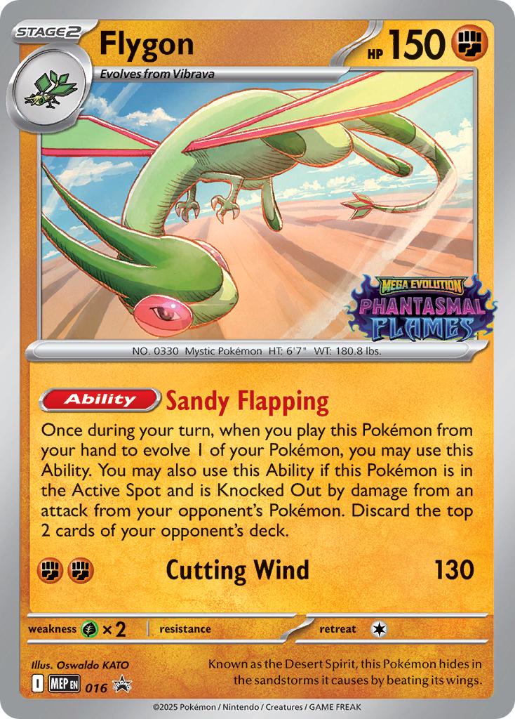 Flygon . MEP016 - holo promo prerelease