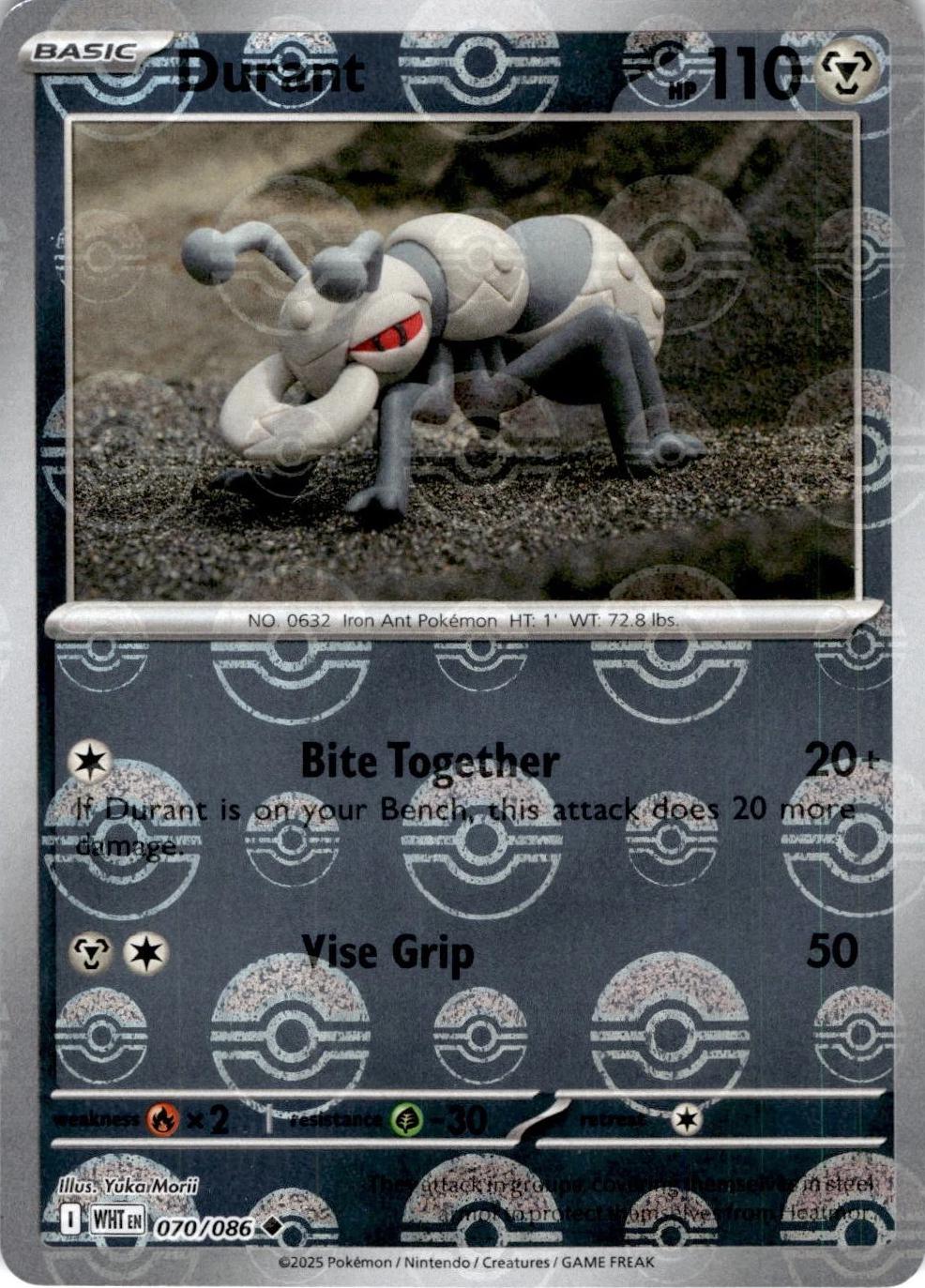 Durant - 070/086 - Pokeball Holo