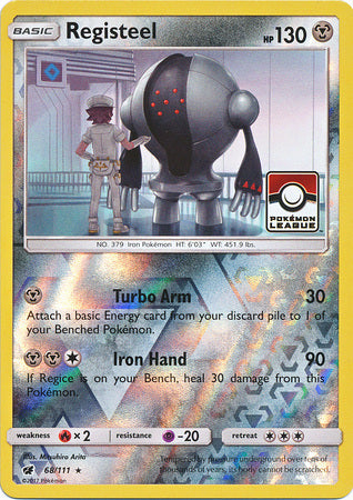 Registeel - 68/111 - Pokemon League Promo