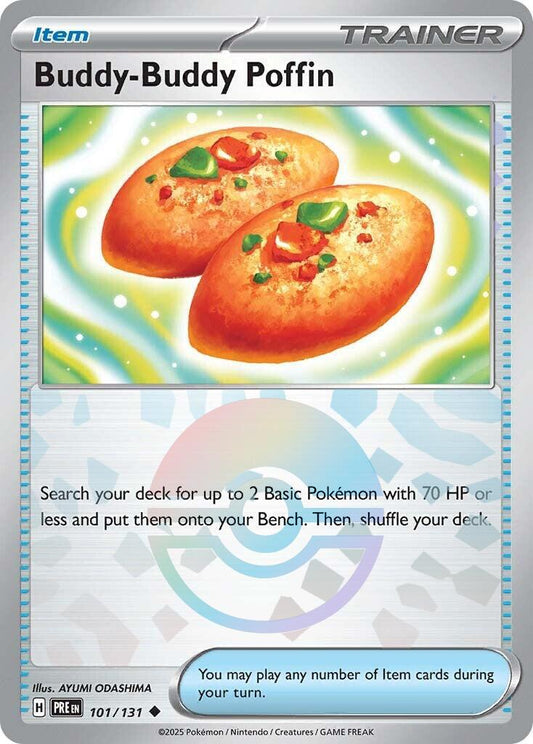 Buddy-Buddy Poffin - 101/131 - Uncommon reverse Pokéball