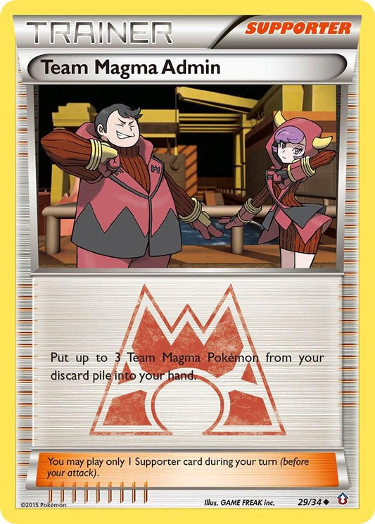 Team Magma Admin - 29/34 - uncommon