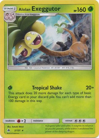 Alolan Exeggutor - 2/131 - Shattered Holo Theme Deck Exclusive