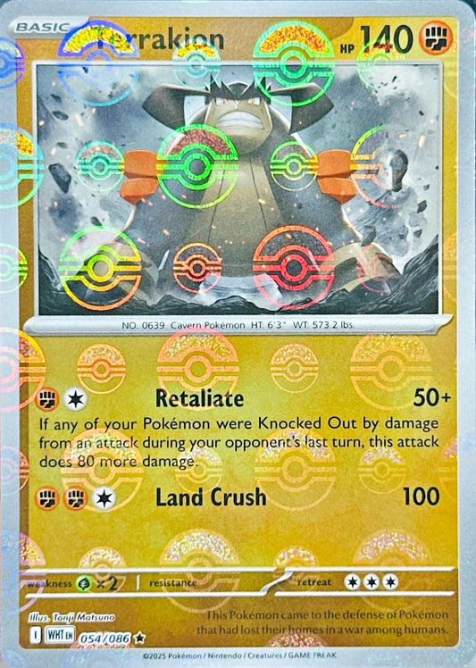 Terrakion - 054/086 - Pokeball holo