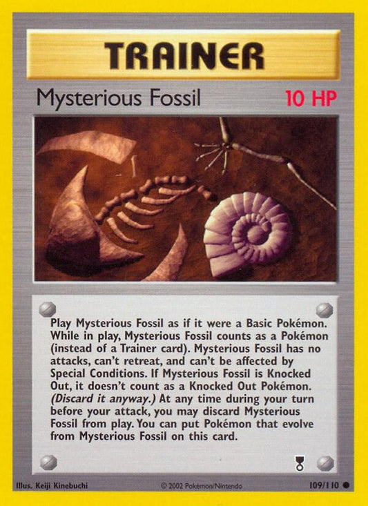 Mysterious Fossil HP10 - 109/110 - Common