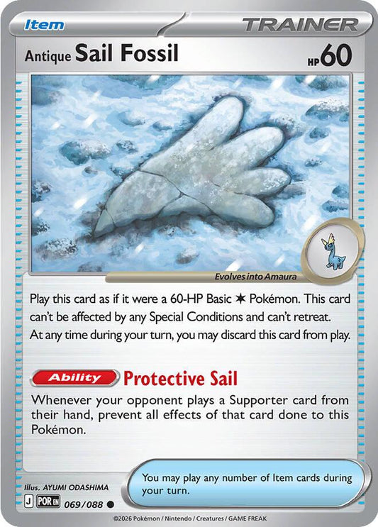 Antique Sail Fossil - 069/088 - Common