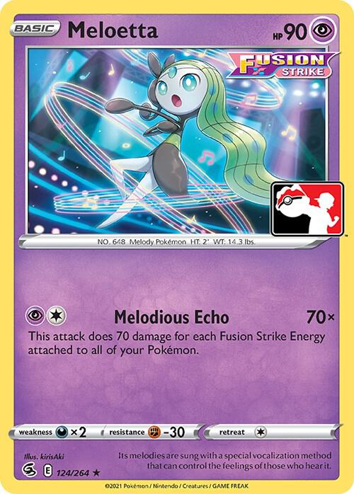 Meloetta - 124/264 - rare prize pack
