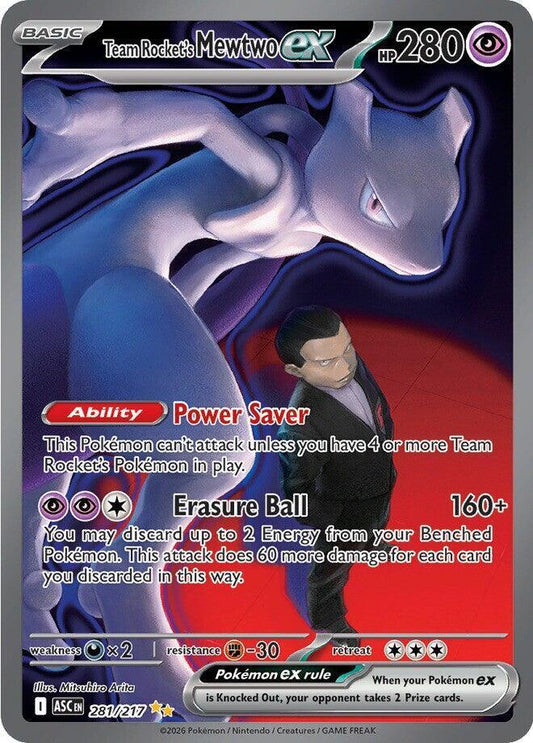 Team Rocket´s Mewtwo ex - 281/217 - Special Illustration Rare