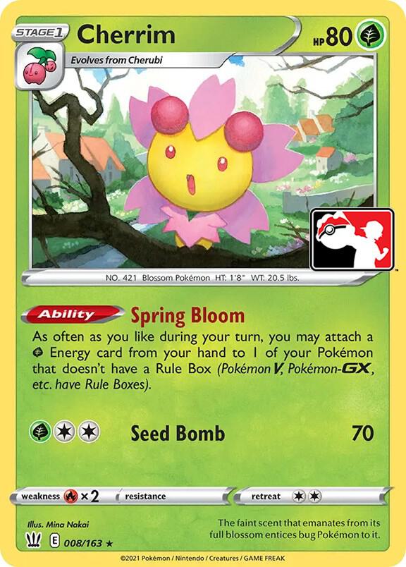Cherrim - 008/163 - Rare - Prize pack
