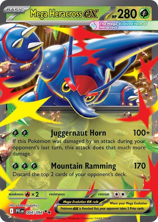 Mega Heracross ex - 004/094 - ultra rare