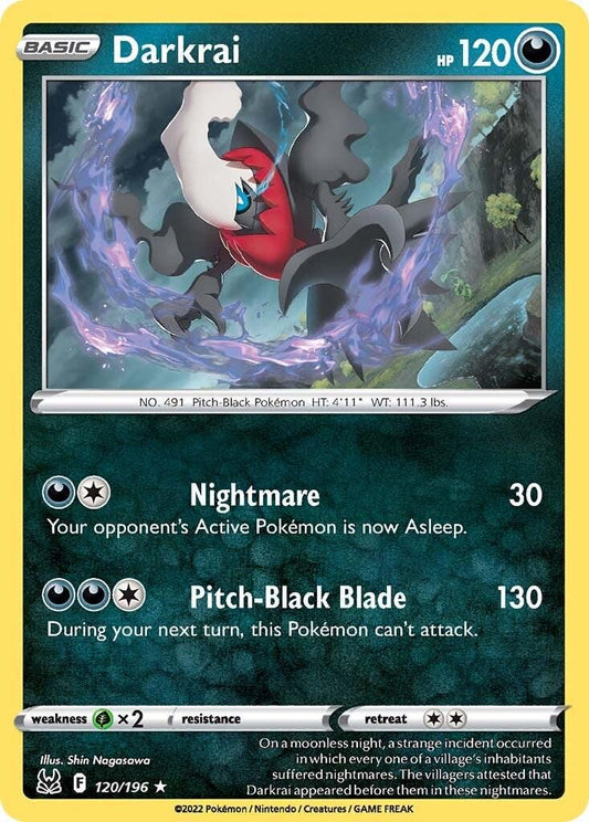Darkrai - 120/196 - Holo Rare - Vualá sellado
