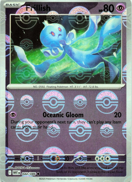 Frillish - 044/086 - pokeball holo