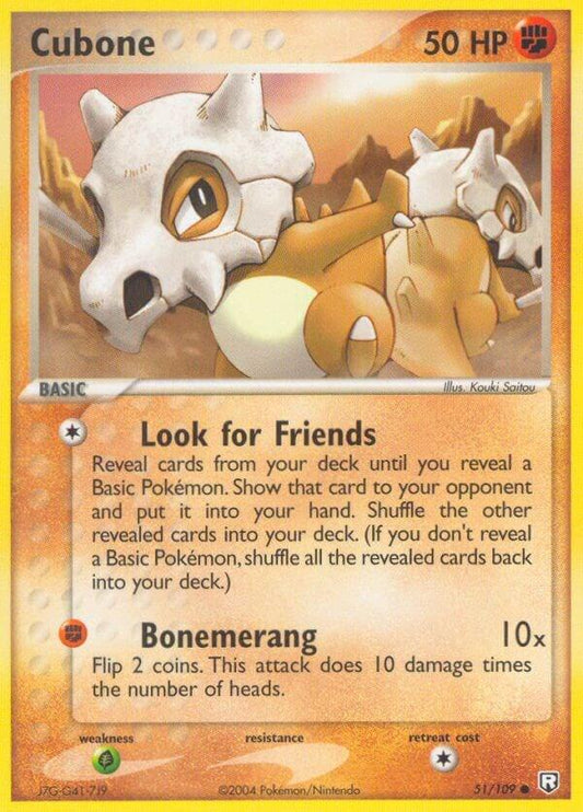Cubone - 51/109 - Common