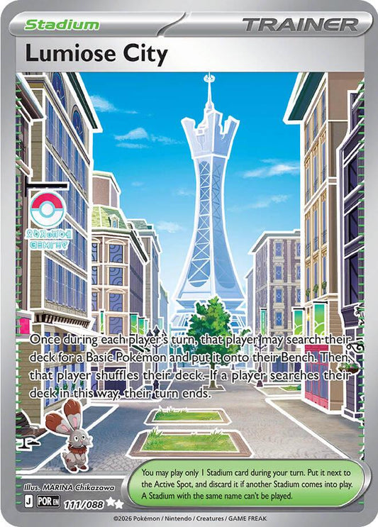 Lumiose City - 111/088 - Full art Ultra Rare