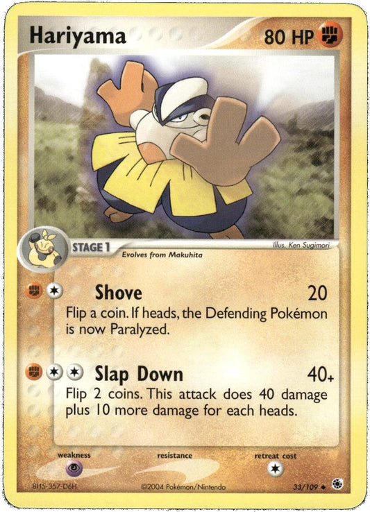 Hariyama - 33/109 - Uncommon