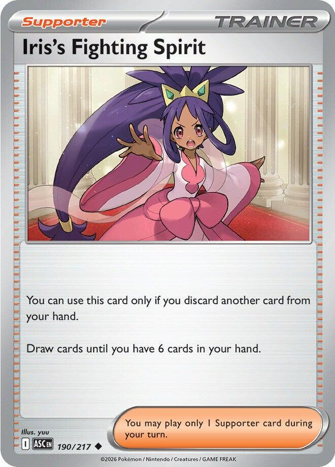 Iris´s Fighting Spirit - 190/217 - Uncommon