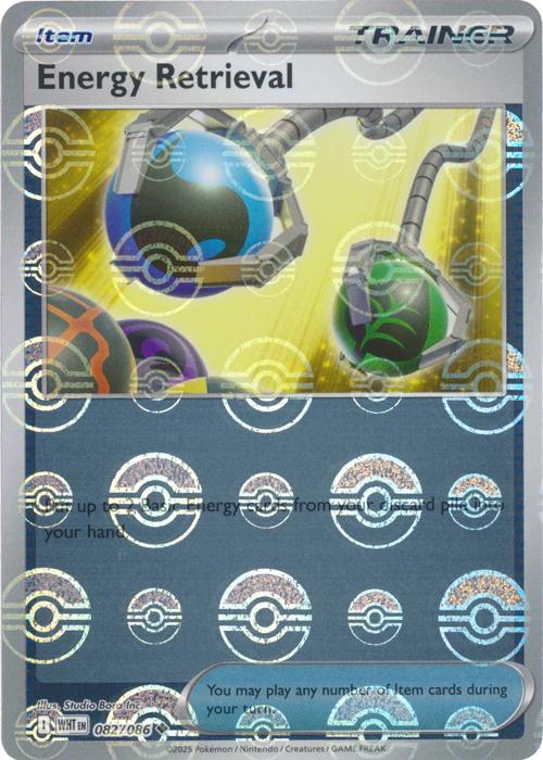 Energy Retrieval - 082/086 - Uncommon Pokeball holo