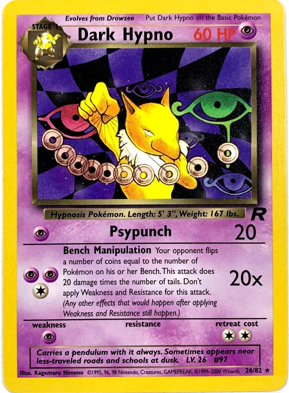Dark Hypno - 26/82 - Rare