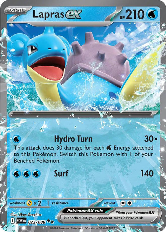 Lapras ex - 022/088 - Ultra Rare