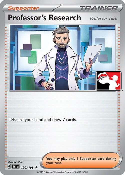 Professor´s Research Professor Turo - 190/198 - rare prize pack