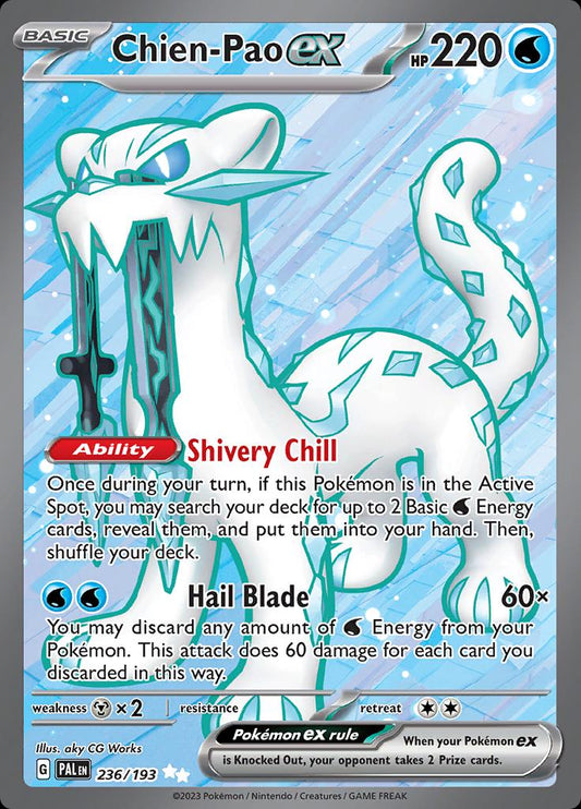 Chien-Pao ex - 236/193 - Full art ultra rare