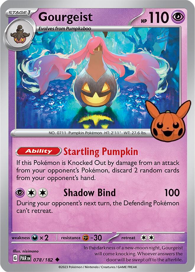 Gourgeist - 078/182 - Uncommon - Trick or trade