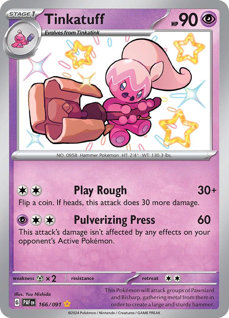 Tinkatuff - 166/091 - Shiny Ultra Rare