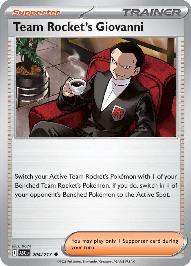 Team Rocket´s Giovanni - 204/217 - Uncommon