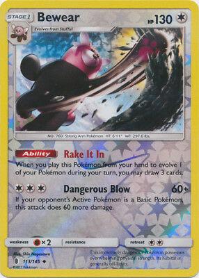 Bewear - 113/145 - Uncommon reverse holo