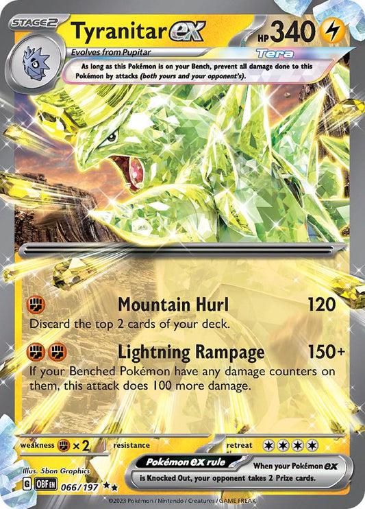 Tyranitar ex - 066/197 - Ultra rare