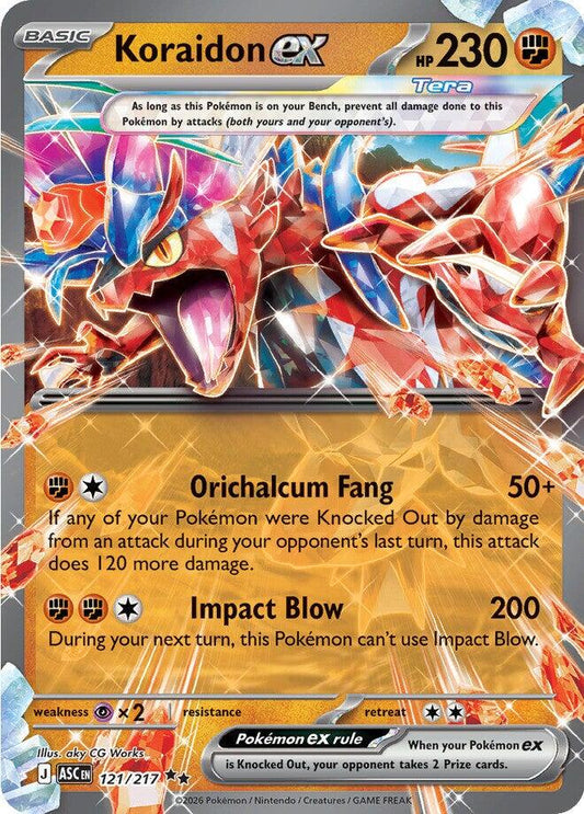 Koraidon ex - 121/217 - Ultra Rare