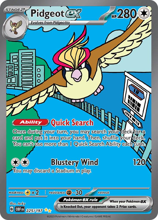 Pidgeot ex - 225/197 - Special illustration rare