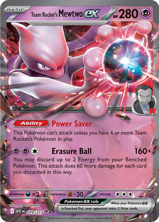 Team Rocket´s Mewtwo ex - 079/217 - Ultra Rare