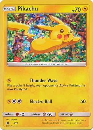 Pikachu - 5/12 - 2016 McDonald's Holo Promo
