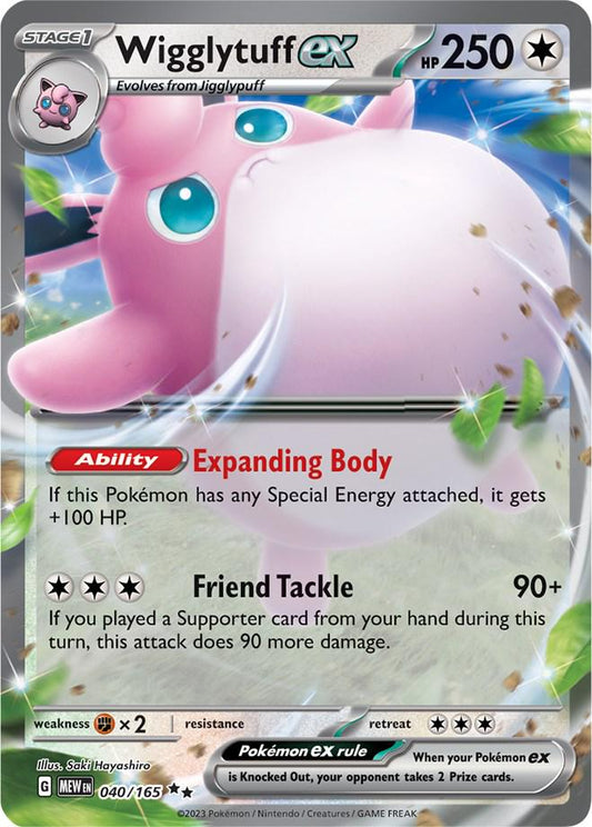 Wigglytuff ex - 040/165 - Ultra Rare