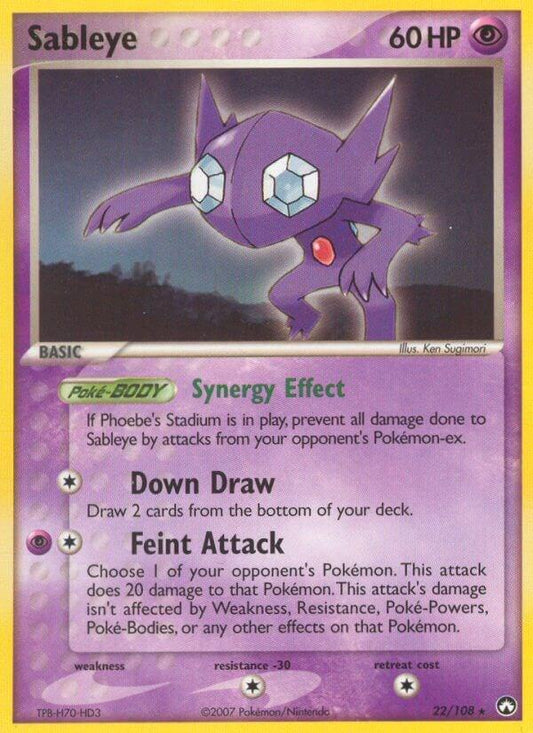 Sableye - 22/108 - Rare