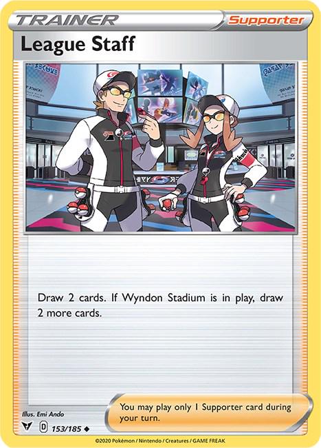League Staff - 153/185 - Uncommon