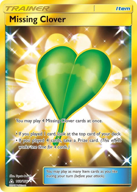Missing Clover - 168/156 - Secret Rare Gold
