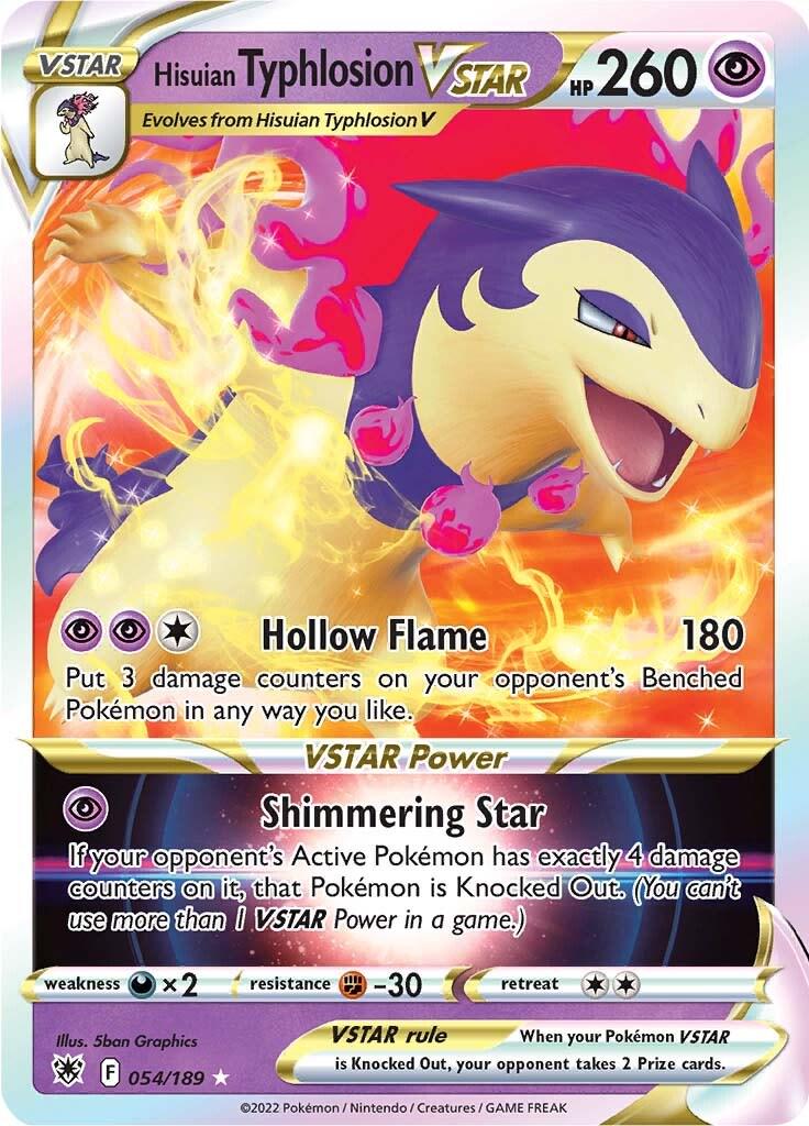 Hisuian Typhlosion VSTAR - 054/189 - Ultra rare