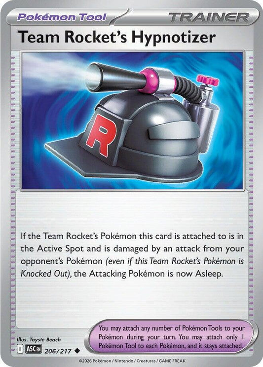 Team Rocket´s Hypnotizer - 206/217 - Uncommon