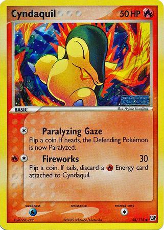 Cyndaquil - 54/115 - Common reverse holo