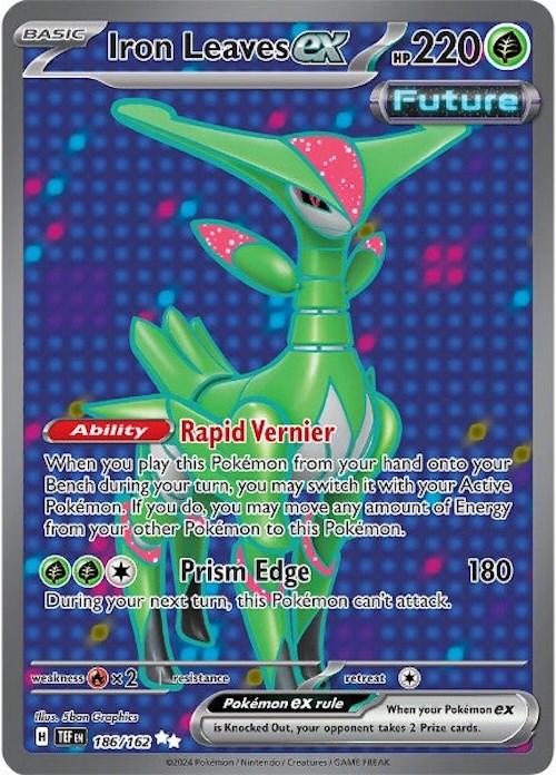 Iron Leaves ex - 186/162 - Full art Ultra Rare