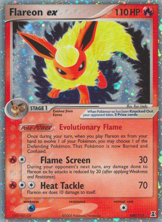 Flareon ex - 108/113 - Ultra Rare