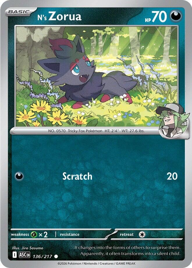 N´s Zorua - 136/217 - Common