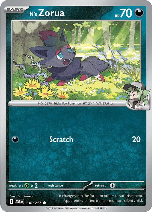 N´s Zorua - 136/217 - Common