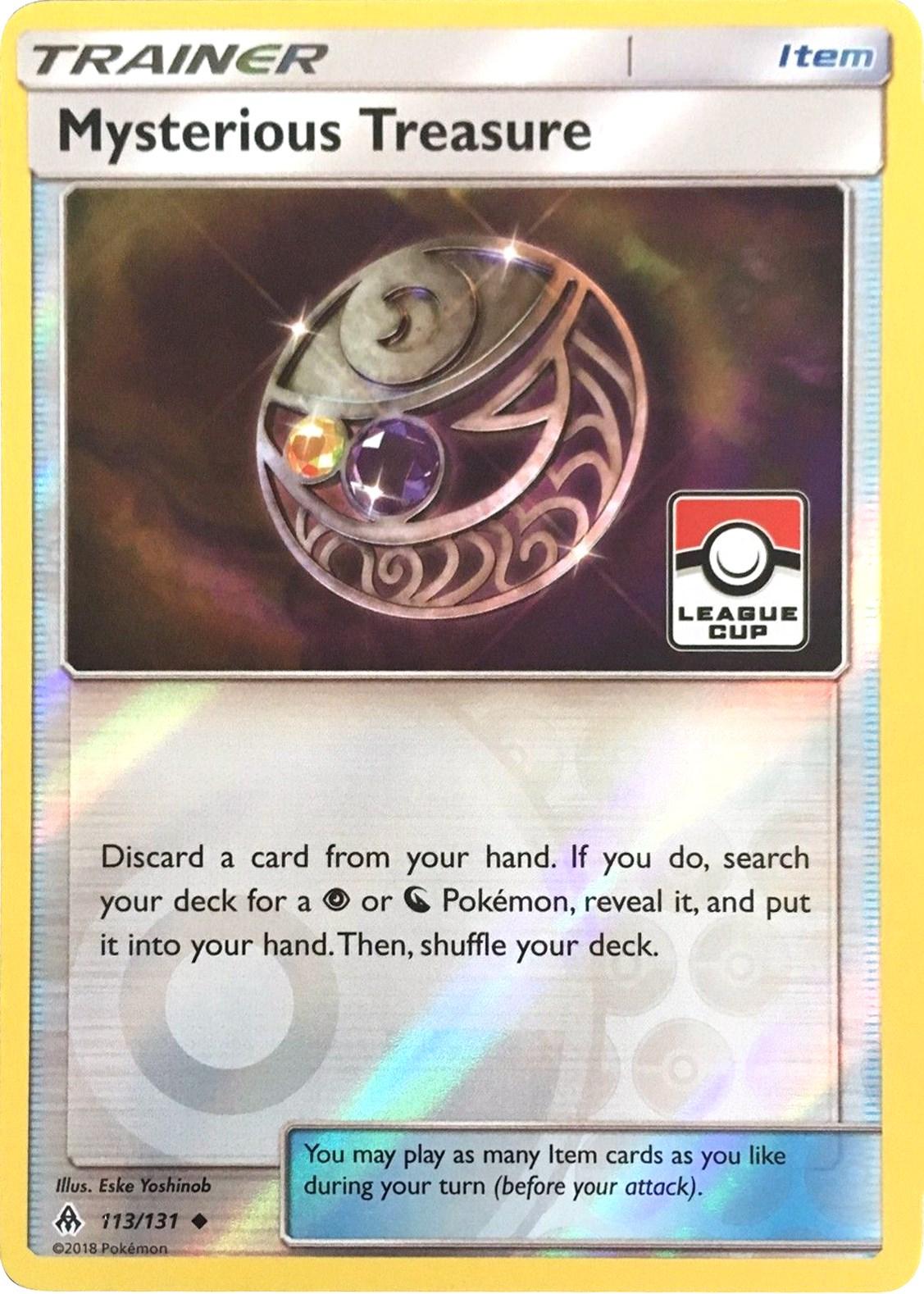 Mysterious Treasure - 113a/131 - uncommon reverse league promo