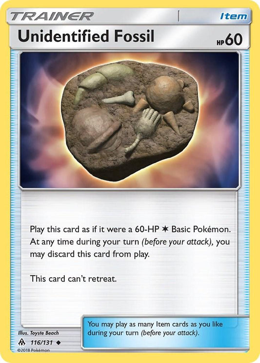Unidentified Fossil - 116/131 - uncommon