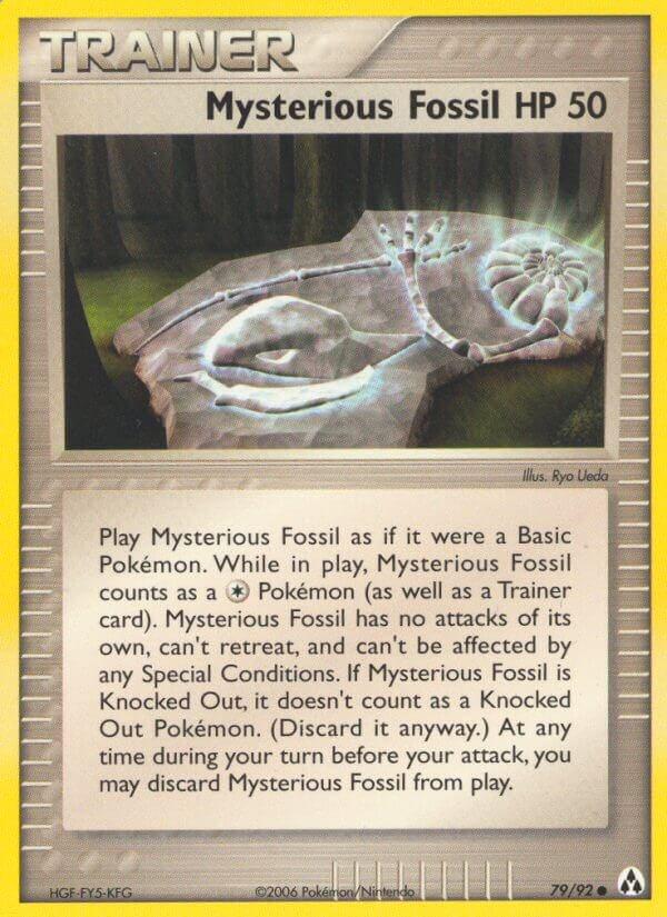 Mysterious Fossil HP50 - 79/92 - Common